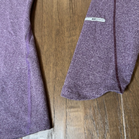 Nike Dri-Fit Heathered Purple Running Jacket - Picture 3 of 11